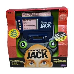 You Don't Know Jack Electronic Trivia Game 1998 Jellyvision TIGER Electronic NEW